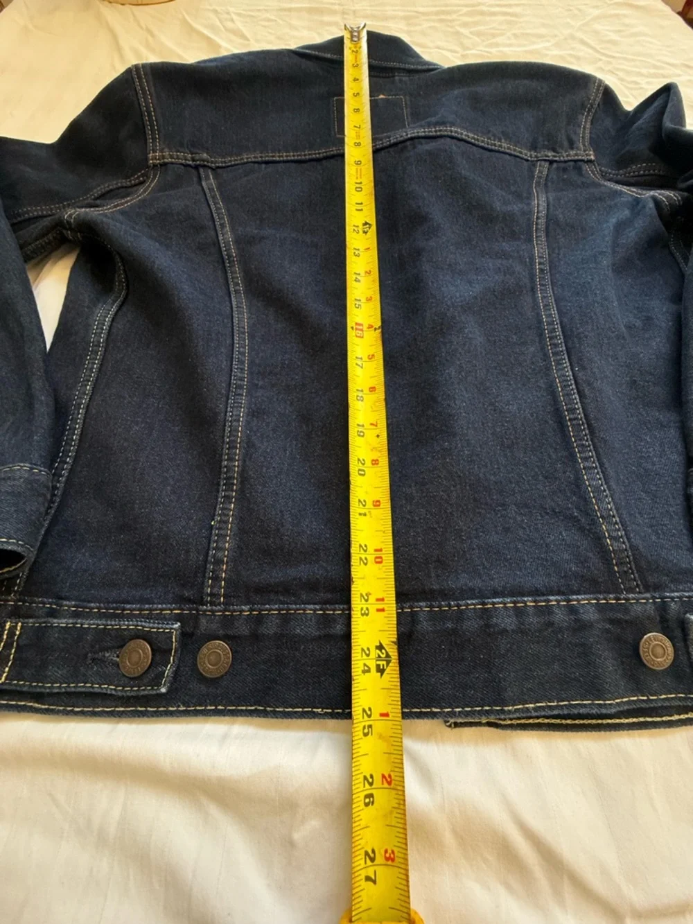 Classic Levi's Dark Indigo Denim Trucker Jacket Size S (Men’s) New Without Tags - Picture 10 of 12